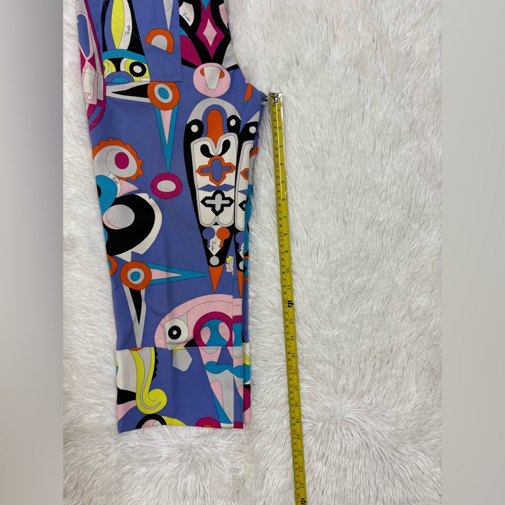 Emilio Pucci Multicolor Abstract Pattern Pants - Picture 5 of 10